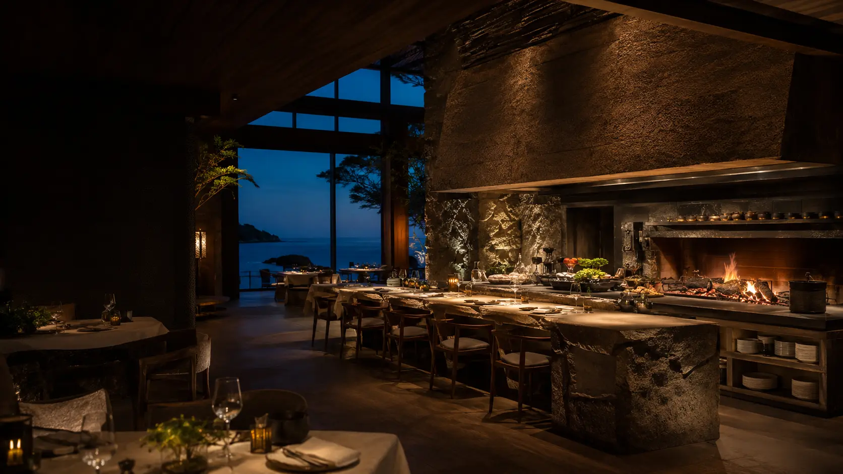 Ember & Salt dining room